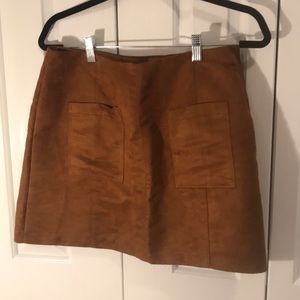 Old Navy faux suede skirt